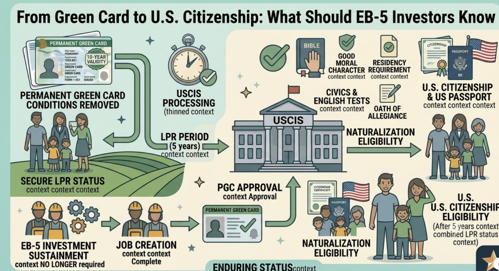 From Green Card to U.S. Citizenship: What Should EB-5 Investors Know?